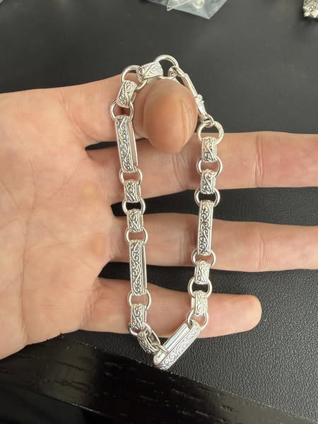 Sterling Silver Gypsy Link Bracelet