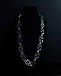 Sterling Silver Brass Knuckle Chain