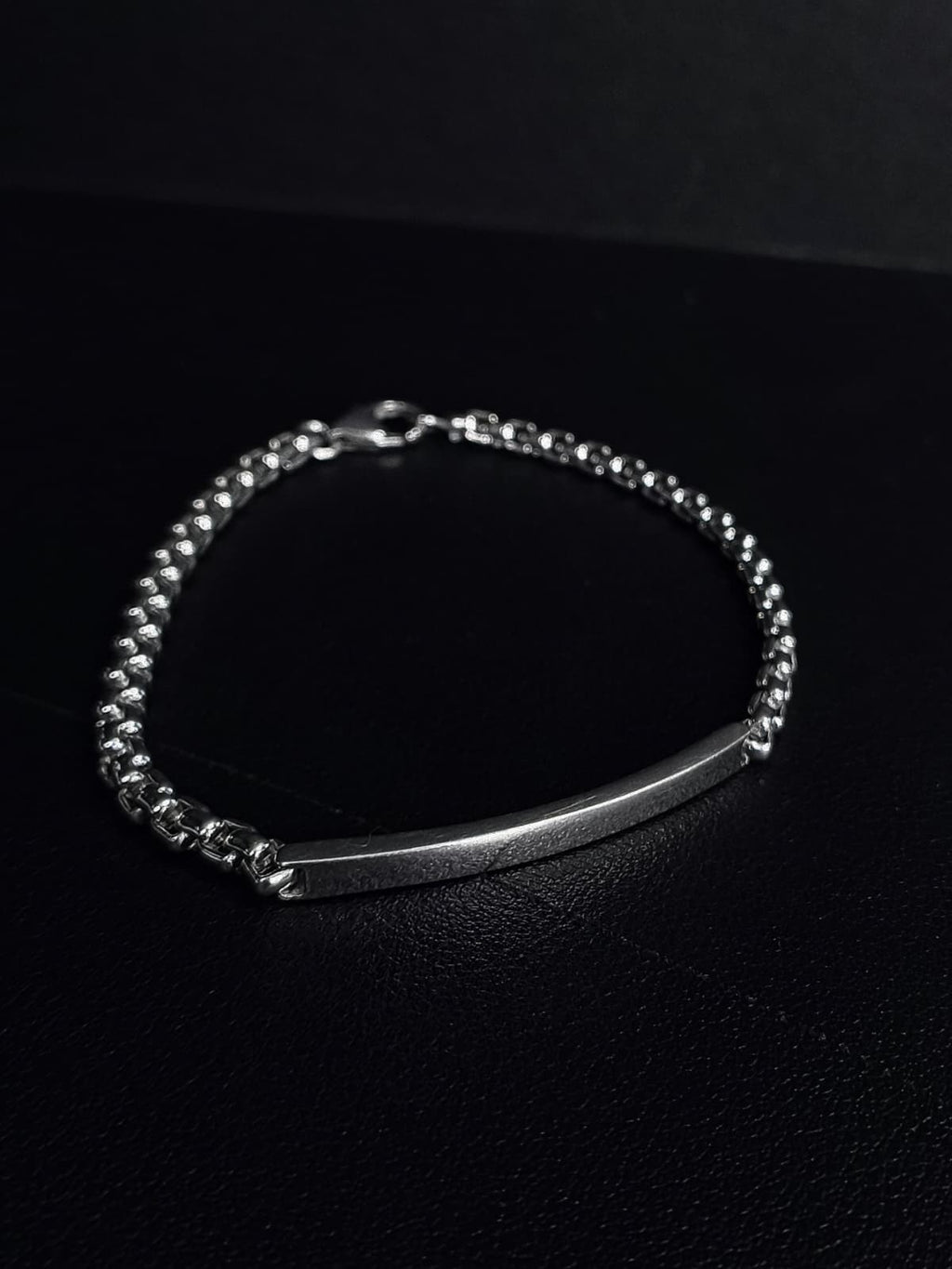 Sterling Silver Blank ID Bracelet