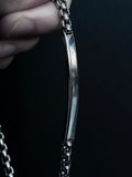 Sterling Silver Blank ID Bracelet