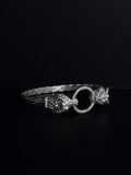 Sterling Silver Easten Dragon Bangle