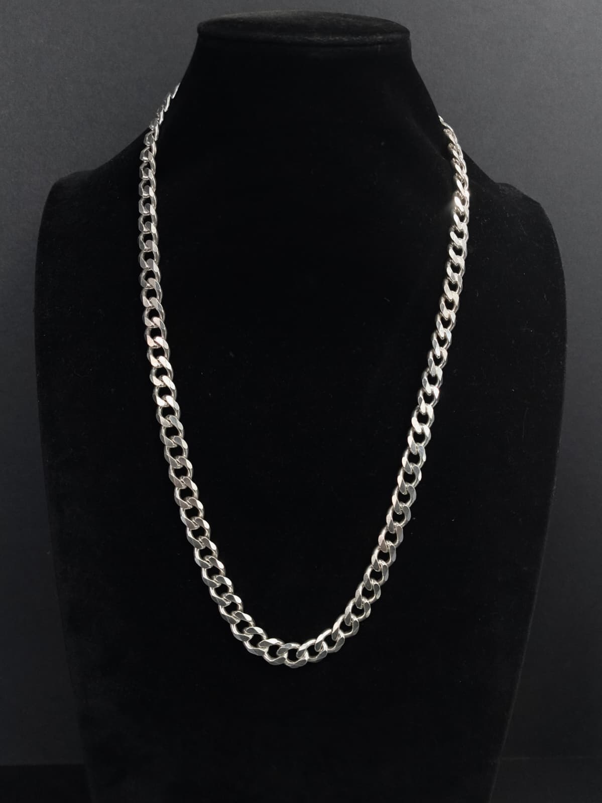 Sterling Silver Flat Link Chain