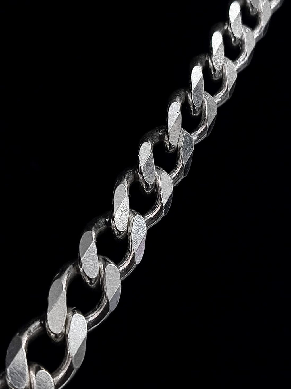 Sterling Silver Flat Link Chain