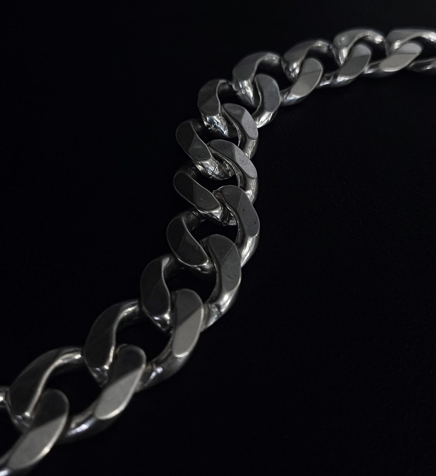Sterling Silver Flat Link Bracelet
