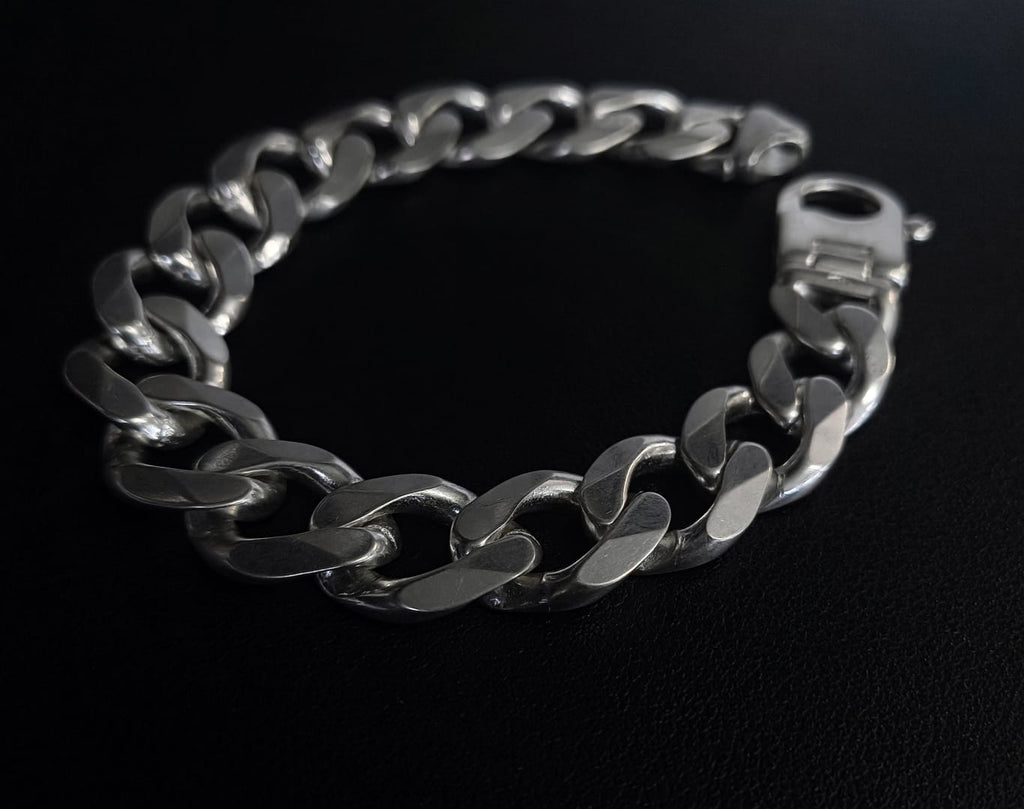 Sterling Silver Flat Link Bracelet