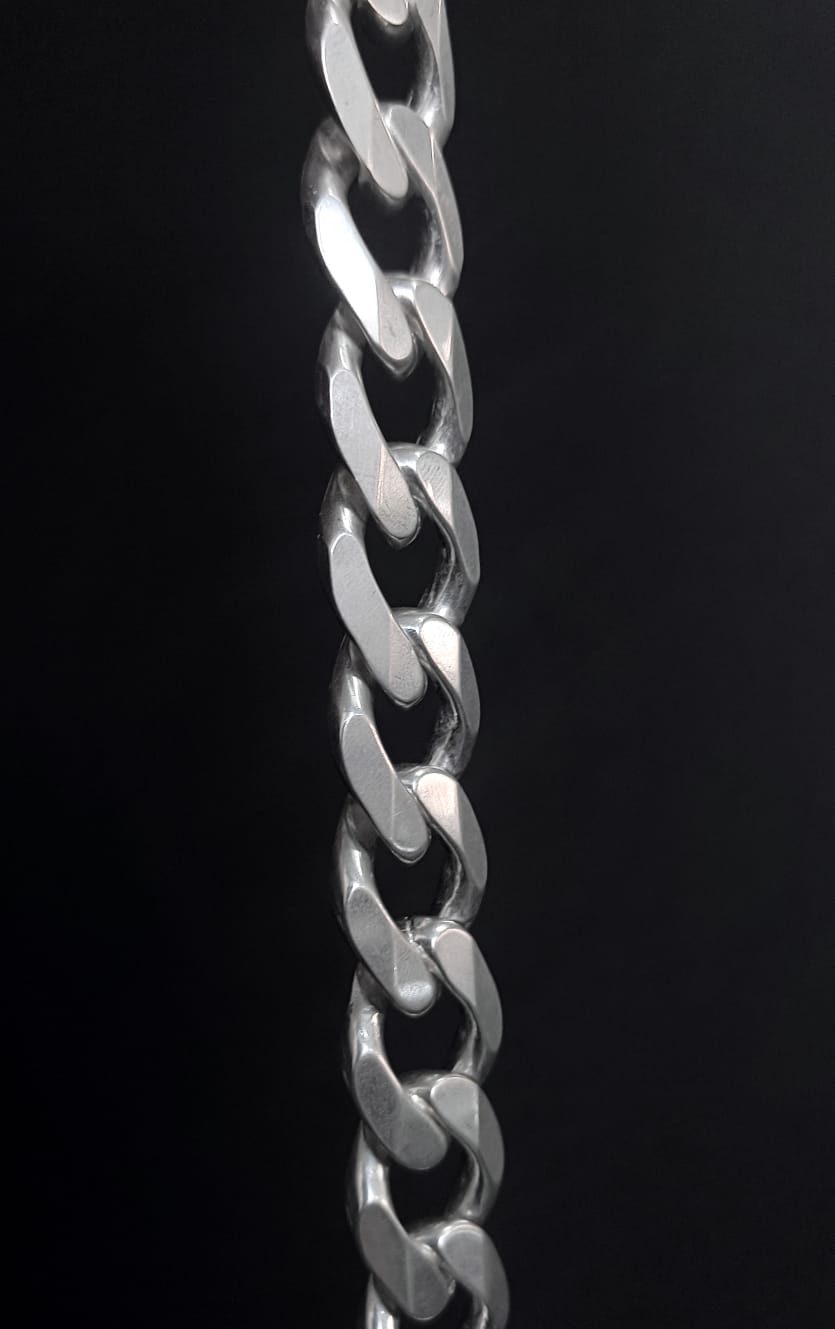 Sterling Silver Flat Link Bracelet