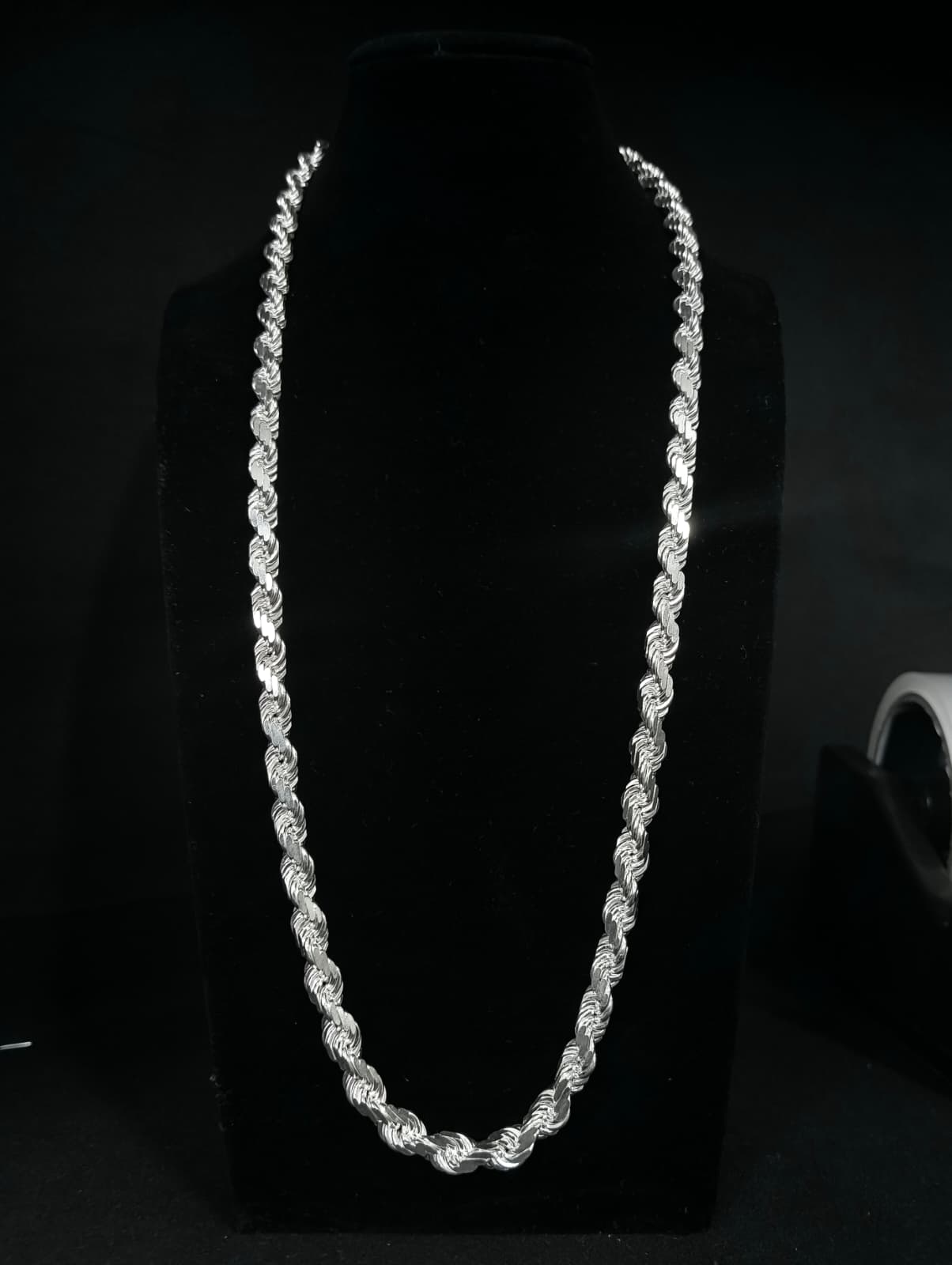 Sterling Silver Rope Chain