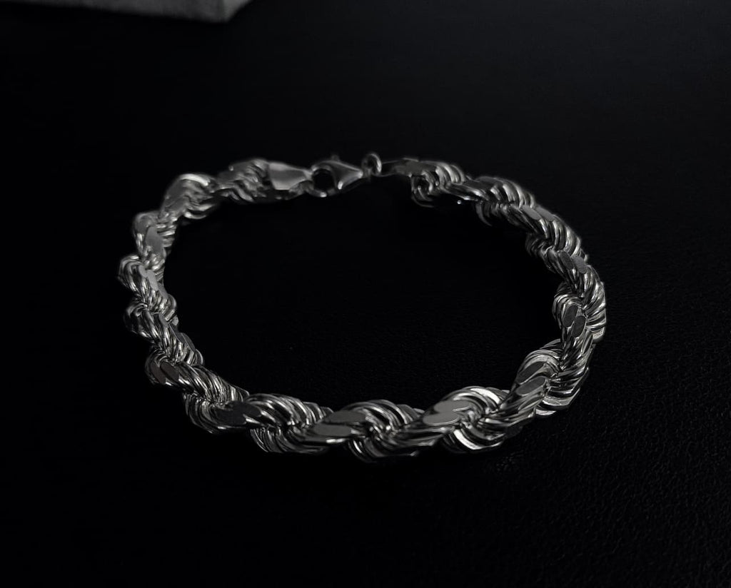 Sterling Silver Rope Bracelet