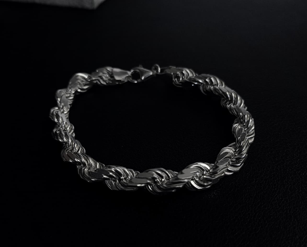 Sterling Silver Rope Bracelet
