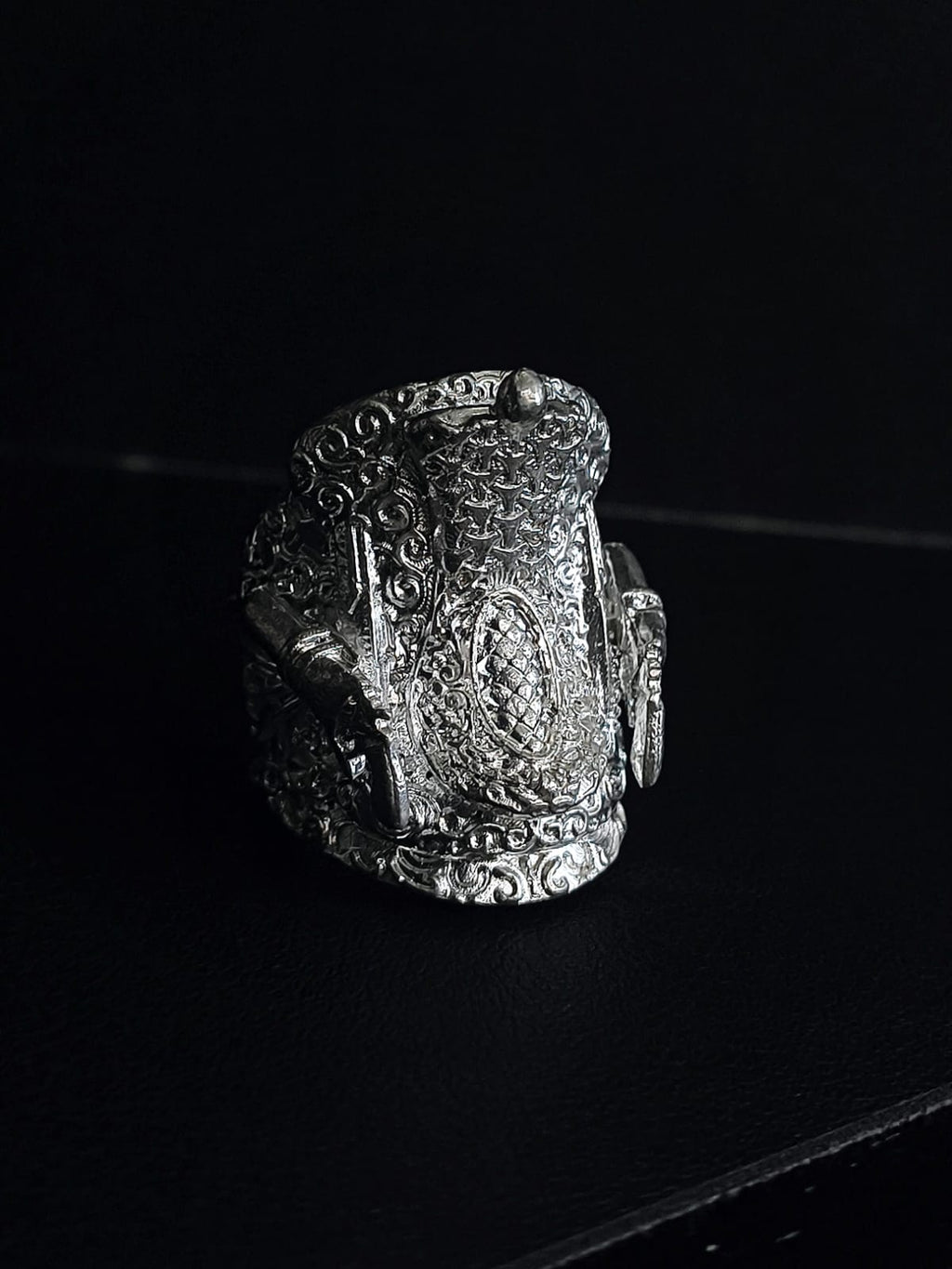 Sterling Silver Gung-ho Saddle Ring
