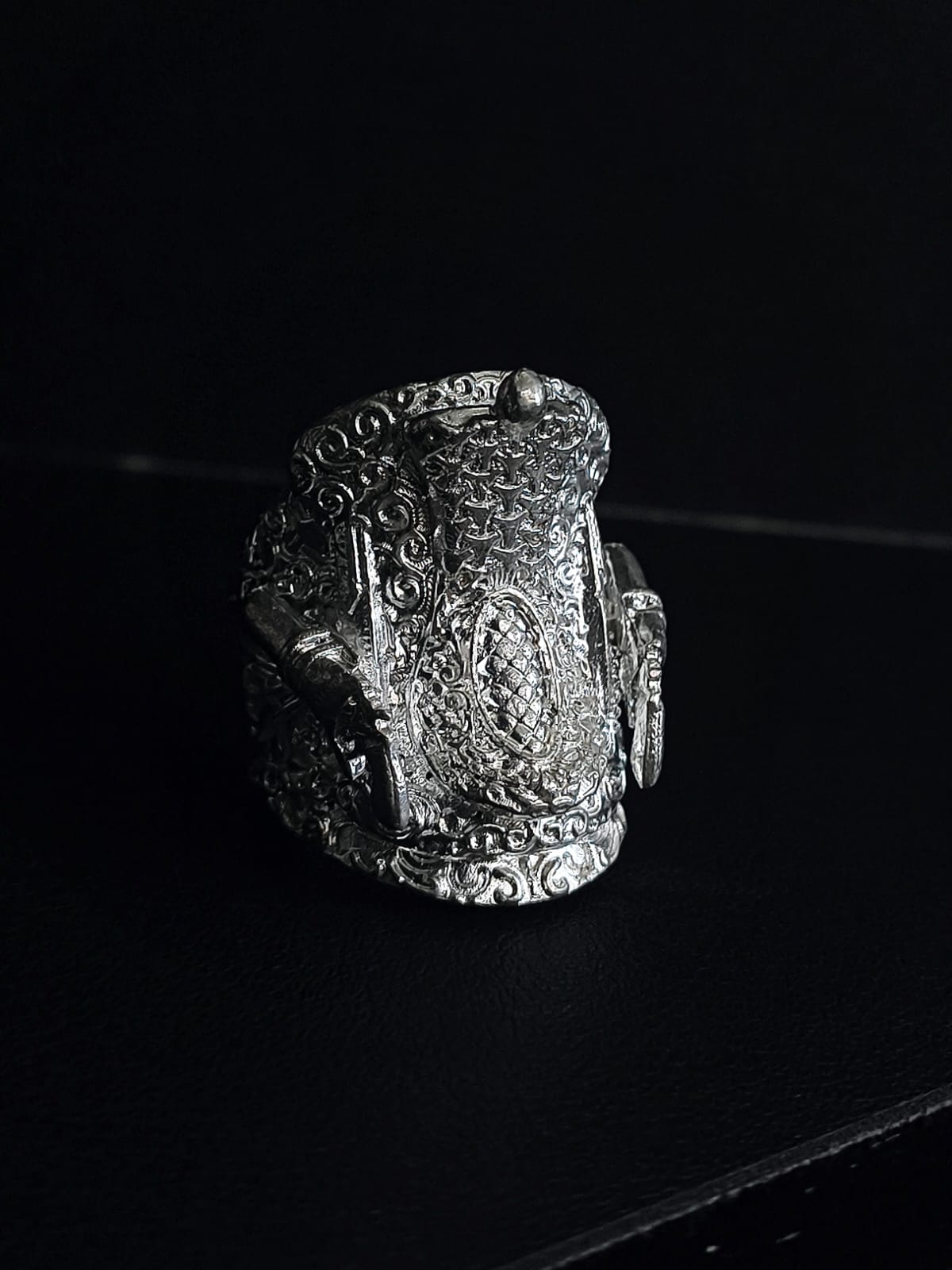 Sterling Silver Gung-ho Saddle Ring