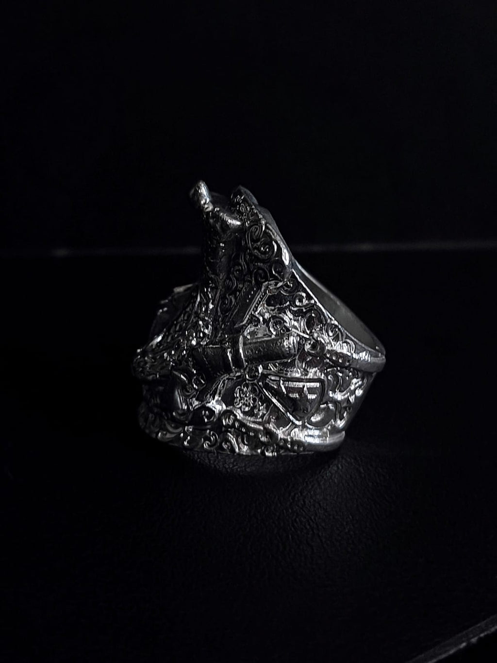 Sterling Silver Gung-ho Saddle Ring
