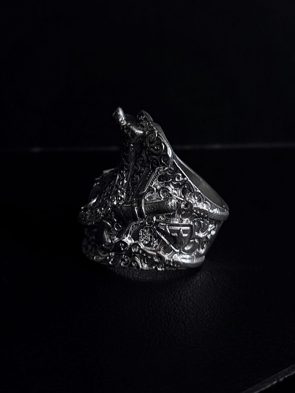 Sterling Silver Gung-ho Saddle Ring