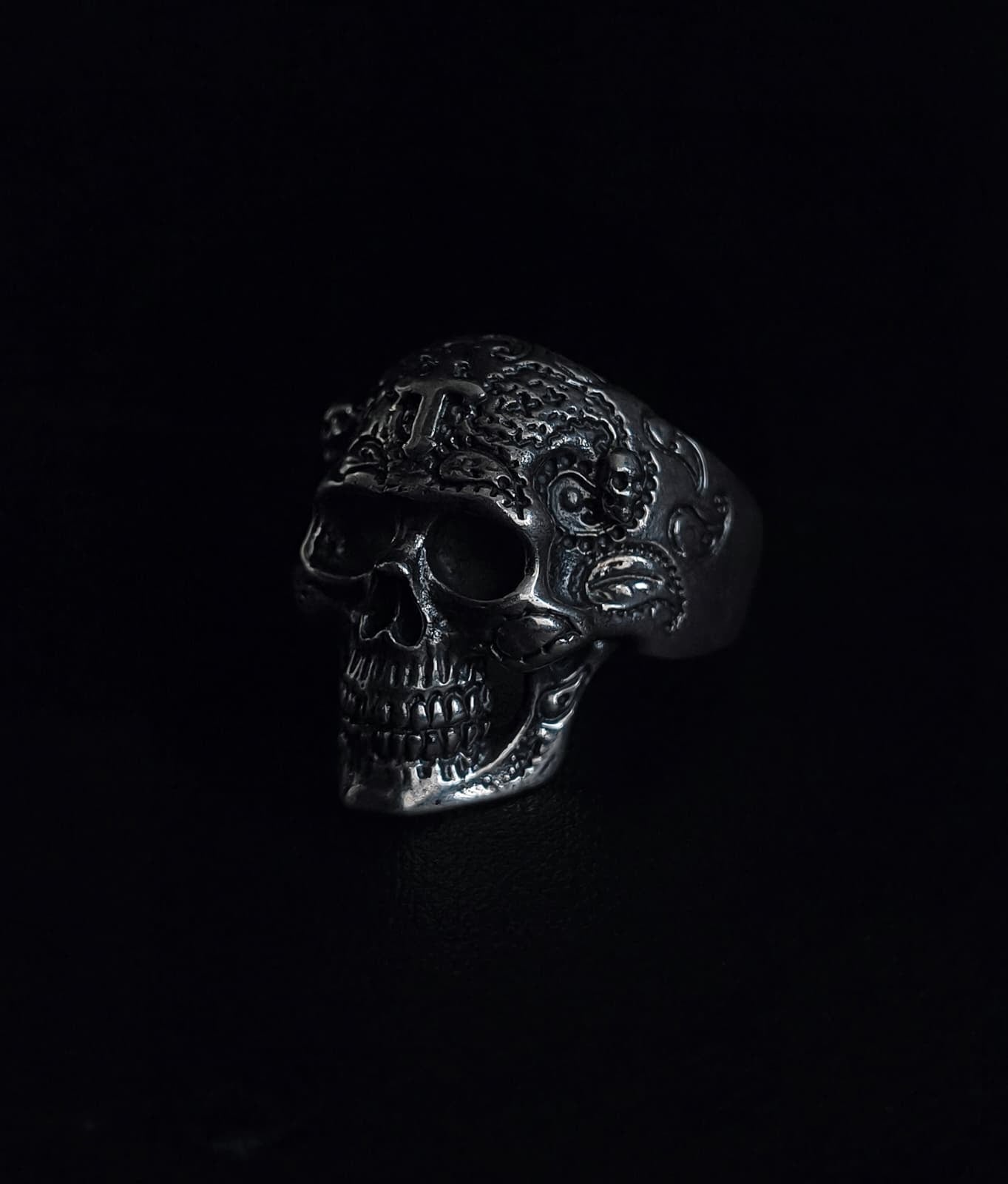 Sterling Silver Los Muertos Ring