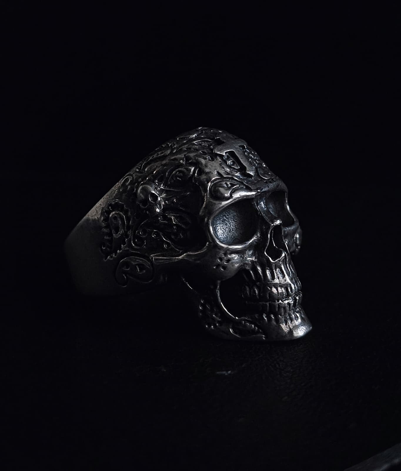 Sterling Silver Los Muertos Ring